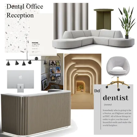 Dental Office Reception Interior Design Mood Board by venetimar on Style Sourcebook