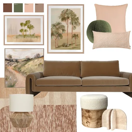 Nature's Peach Interior Design Mood Board by Urban Road on Style Sourcebook