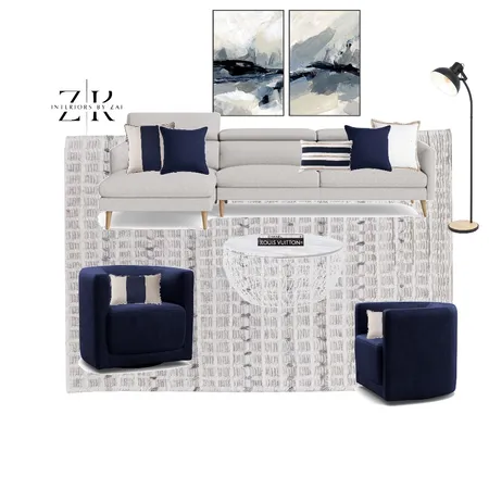 Moody blues Interior Design Mood Board by Interiors By Zai on Style Sourcebook
