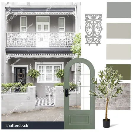 Victorian Terraced building Exterior Interior Design Mood Board by Christine Interior Designer on Style Sourcebook