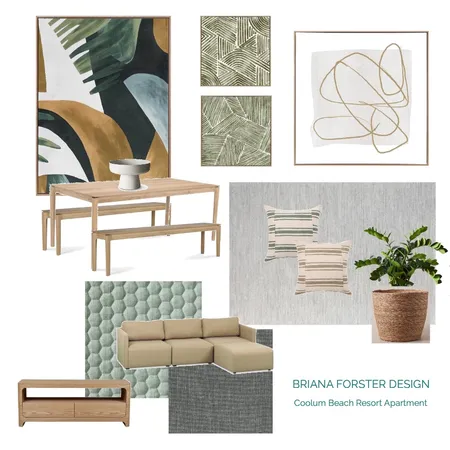 17 CBR - Living Dining Interior Design Mood Board by Briana Forster Design on Style Sourcebook