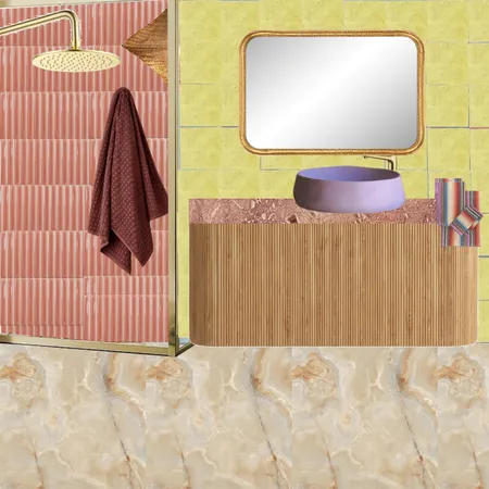 Bath - Peach, Sky & Lemon 1 Interior Design Mood Board by dl2407 on Style Sourcebook