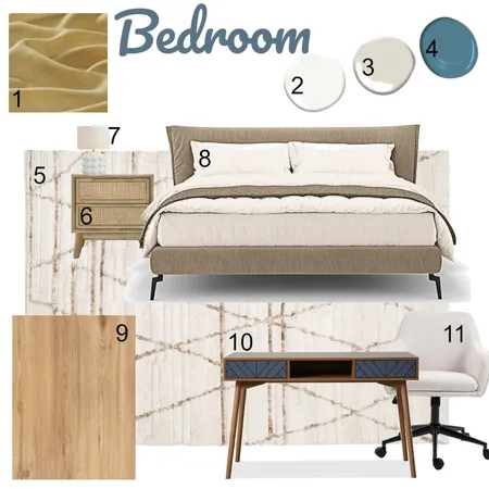 Bedroom Interior Design Mood Board by toributt07 on Style Sourcebook