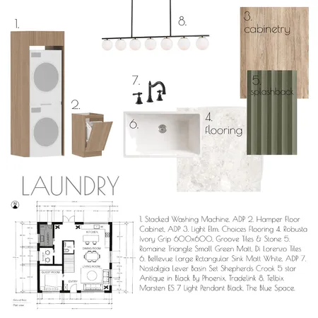Module 9 laundry Interior Design Mood Board by Hayley on Style Sourcebook