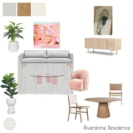 Claremont - Kristen Pastels - Leather chair Interior Design Mood Board by indi haus on Style Sourcebook