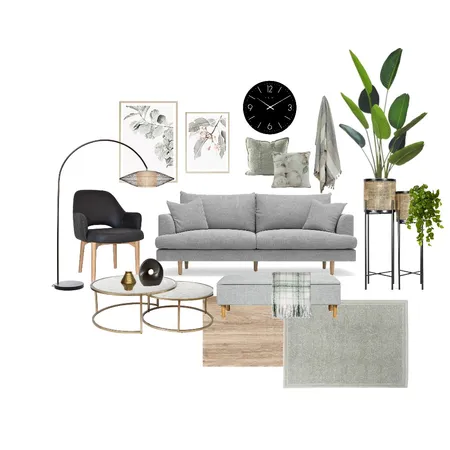 Module 9 - Living Room Interior Design Mood Board by MichelleVanWyk on Style Sourcebook