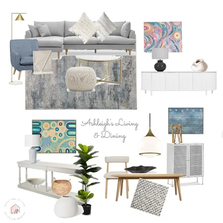 Johnson Ave Living / Dining Interior Design Mood Board by Beautiful Spaces Interior Design on Style Sourcebook
