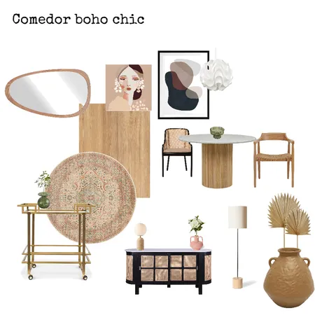 comedor boho chic Interior Design Mood Board by Trias on Style Sourcebook