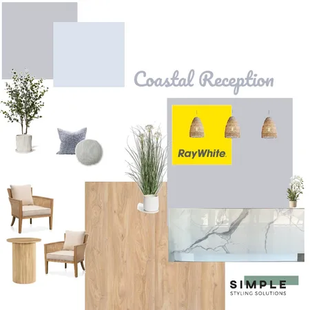 Ray White Coastal Reception Interior Design Mood Board by Simplestyling on Style Sourcebook