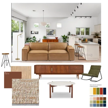 MCM living room 2 Interior Design Mood Board by tarophm@gmail.com on Style Sourcebook