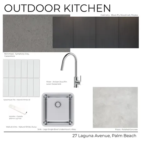 27 Laguna Avenue - Outdoor Kitchen Interior Design Mood Board by Kathleen Holland on Style Sourcebook