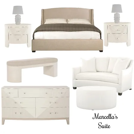 Marcella's suite Interior Design Mood Board by lindaphillipsdesign@gmail.com on Style Sourcebook