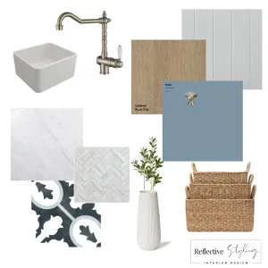 Laundry Interior Design Mood Board by Reflective Styling on Style Sourcebook