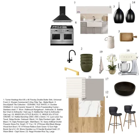 KITCHEN Interior Design Mood Board by Ginah Nawani on Style Sourcebook