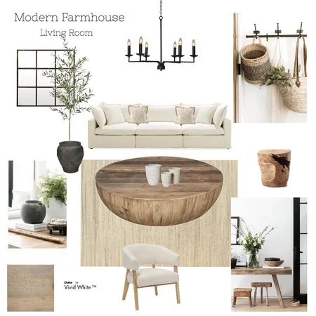 Modern Farmhouse Interior Design Mood Board by florenciarossik on Style Sourcebook