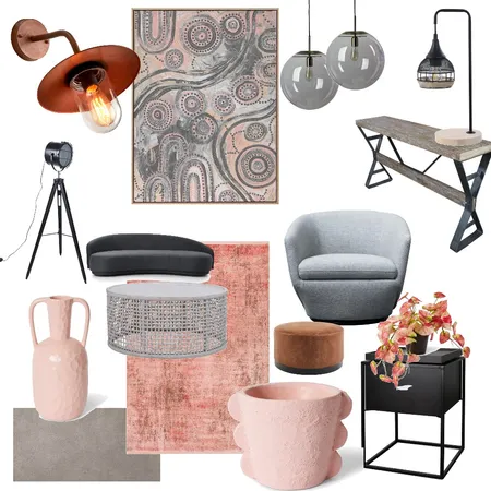 Modern rustic living room Interior Design Mood Board by Land of OS Designs on Style Sourcebook