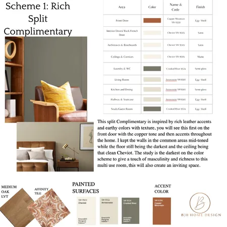Rich Split Complimentary Interior Design Mood Board by bree_hunter on Style Sourcebook