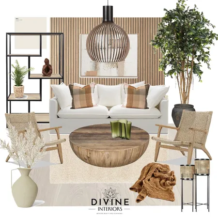 Cosy Living Room Interior Design Mood Board by Divine Interiors on Style Sourcebook
