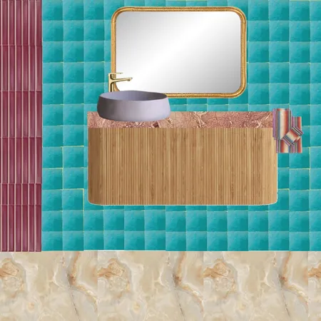 Bath - Aqua + Berry Interior Design Mood Board by dl2407 on Style Sourcebook