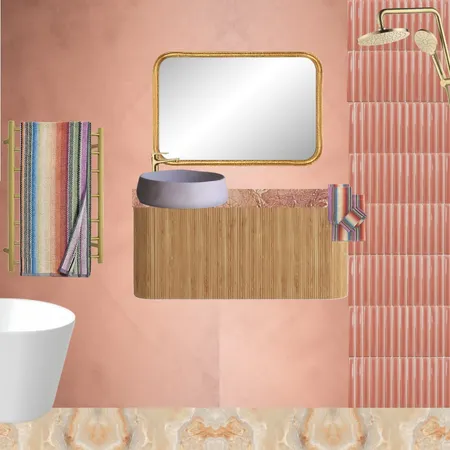 Coral Bathroom 1 Interior Design Mood Board by dl2407 on Style Sourcebook