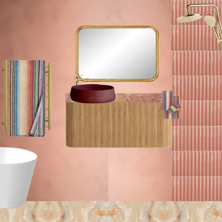 Coral Bathroom 2 Interior Design Mood Board by dl2407 on Style Sourcebook