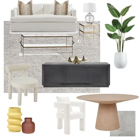 Living Room/Dining - Option 4 Interior Design Mood Board by courtneychristiecaraco on Style Sourcebook