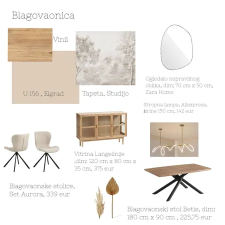Blagovaonica Interior Design Mood Board by acikovic on Style Sourcebook
