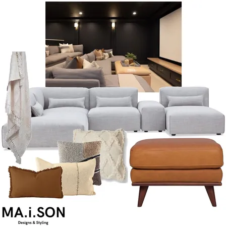 Home Theatre Interior Design Mood Board by JanetM on Style Sourcebook
