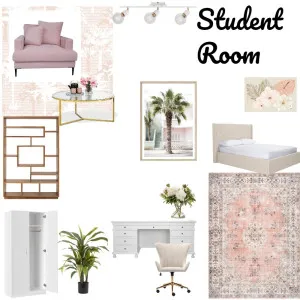Student Room Interior Design Mood Board by Valida1 on Style Sourcebook