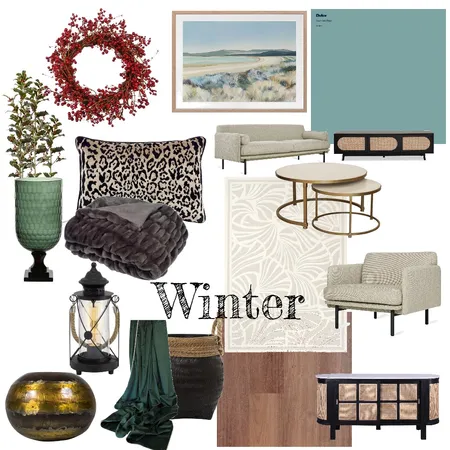 Winter Living Room Interior Design Mood Board by Land of OS Designs on Style Sourcebook
