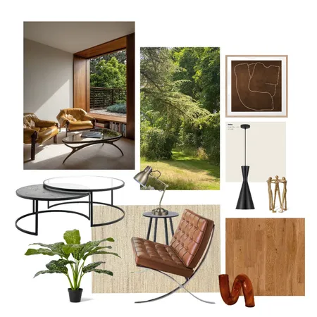 Mid-Century Modern Lounge Interior Design Mood Board by Georgina Austin-Brown on Style Sourcebook