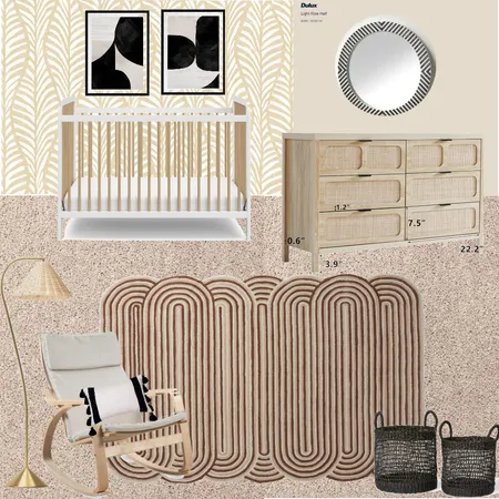 Maki's Tulum Nursery Interior Design Mood Board by d'adesky design on Style Sourcebook