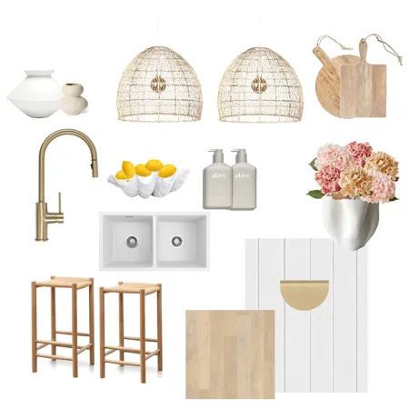 Coastal kitchen Interior Design Mood Board by emhauscreative on Style Sourcebook
