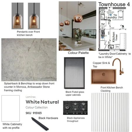 Cheryl Kitchen Townhouse 4 Interior Design Mood Board by staged design on Style Sourcebook