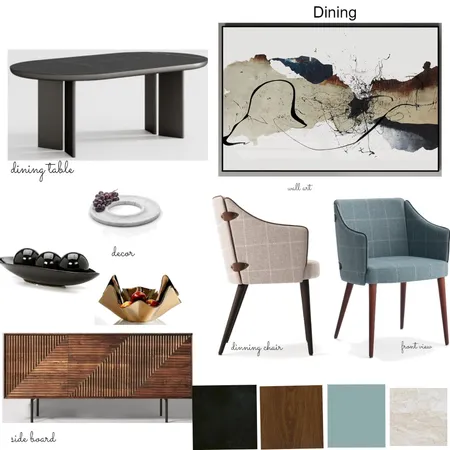 Mr Nnamdi Dining area Interior Design Mood Board by Oeuvre designs on Style Sourcebook