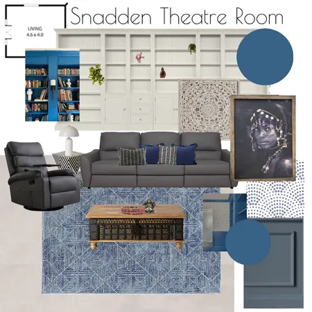Snadden Theatre Room Interior Design Mood Board by Katelyn Scanlan on Style Sourcebook