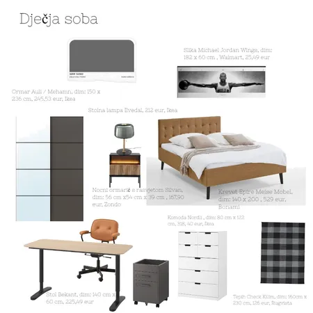 Dječja soba Interior Design Mood Board by acikovic on Style Sourcebook