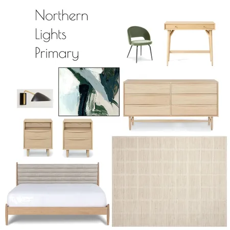 Northern Lights Primary Interior Design Mood Board by rondeauhomes on Style Sourcebook