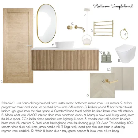 restroom sb Interior Design Mood Board by marwak on Style Sourcebook
