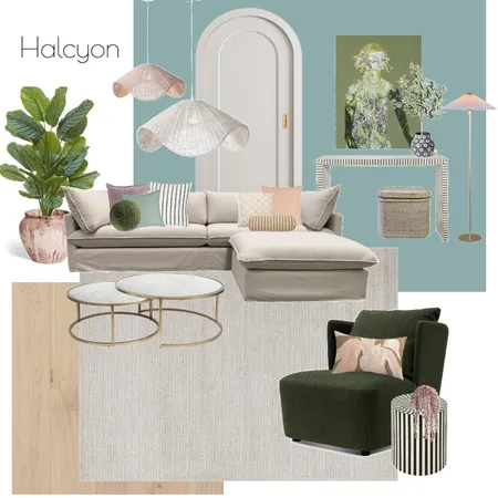 Halcyon Mood Board Interior Design Mood Board by Katelyn Scanlan on Style Sourcebook