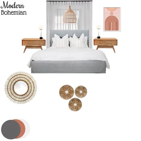 Bohemian Bedroom Interior Design Mood Board by Chantelsander on Style Sourcebook