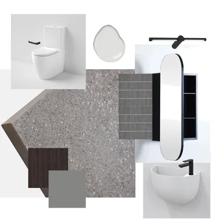 Powder Room - Concept 2 Interior Design Mood Board by Authentic Spaces on Style Sourcebook