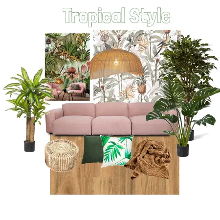 Tropical style Interior Design Mood Board by Grace MY on Style Sourcebook