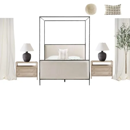 Modern Organic Bedroom Style Board Interior Design Mood Board by jordana.n on Style Sourcebook