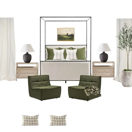 Modern Organic Bedroom Style Board Interior Design Mood Board by jordana.n on Style Sourcebook