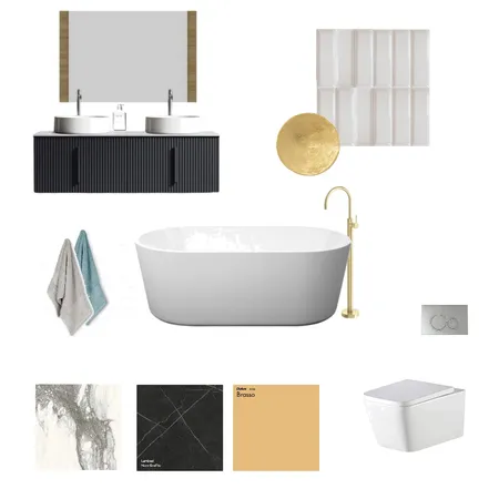 Shagan Villa Bathroom Interior Design Mood Board by kkerimov on Style Sourcebook