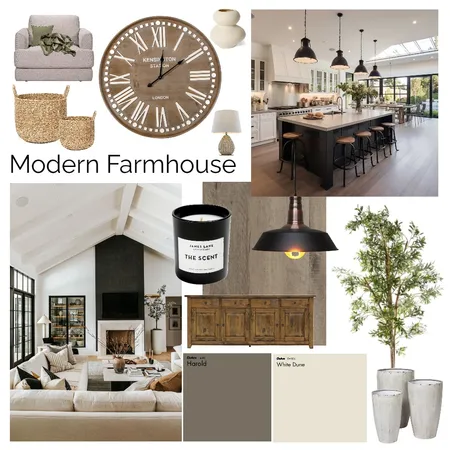 IDI Modern Farmhouse Interior Design Mood Board by kimberly_s88@outlook.com on Style Sourcebook
