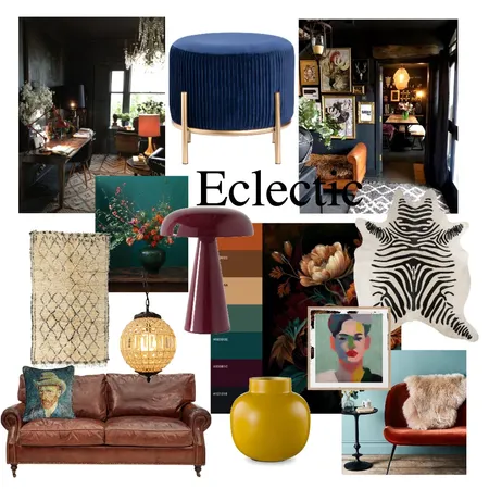 Eclectic Interior Design Mood Board by Sandy Benbow on Style Sourcebook