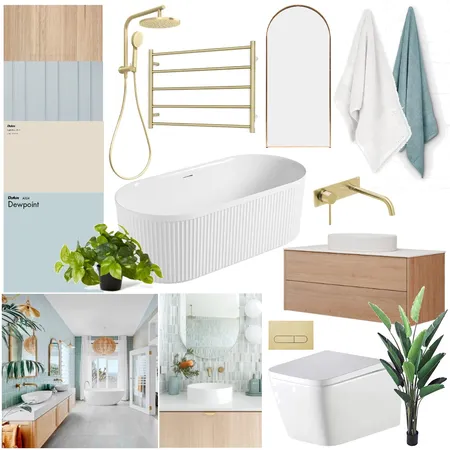 Coastal Bathroom 01 Interior Design Mood Board by Luxuries By Loz on Style Sourcebook