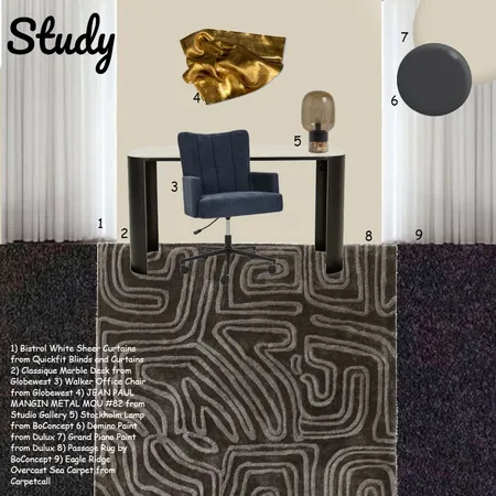 Study Interior Design Mood Board by DanV on Style Sourcebook